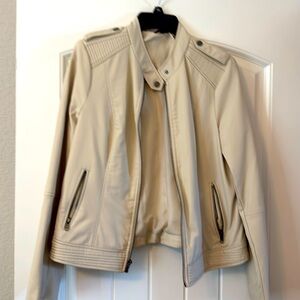 faux leather jacket